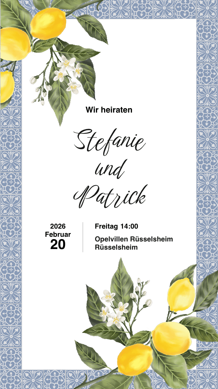 Mediterrane Hochzeit